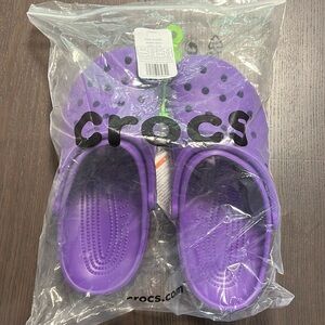Purple Crocs